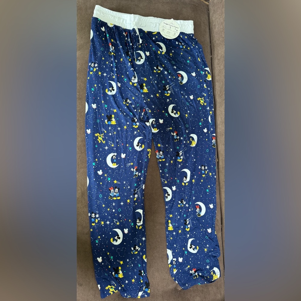 Little Sleepies Mickey and Friends Adult Men's Pajama Bottoms